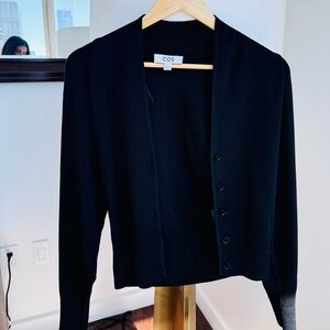 COS Cropped Wool Cardigan